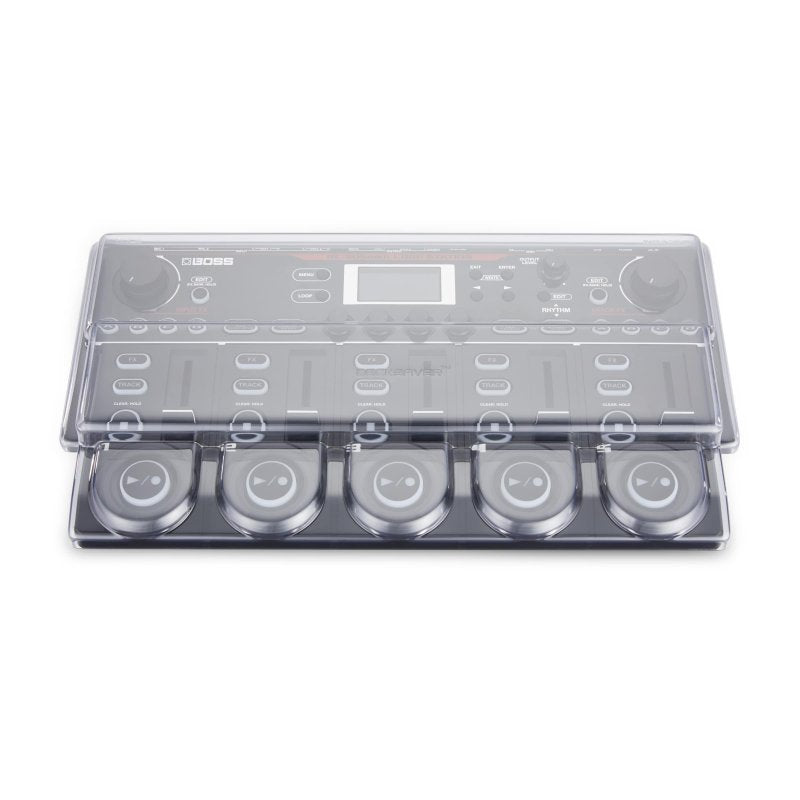 Decksaver cover designed for Boss RC-505MK2 producer controller, offering protection and durable plastic construction.