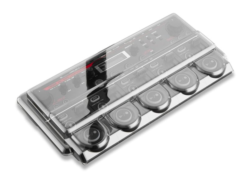 Decksaver cover for Boss RC-505 Loopstation producer controller, clear protective case for durable, safe transportation and storage.