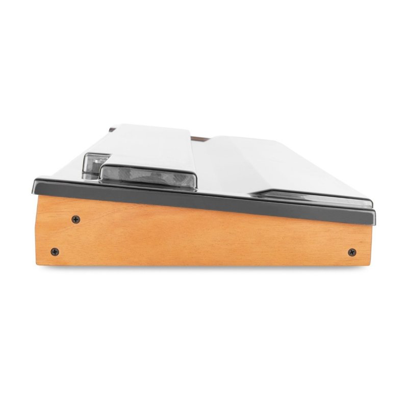 Decksaver Sequential Rev-2 keyboard cover for synthesizer, soft fit, transparent protective plastic designed for the synth device.