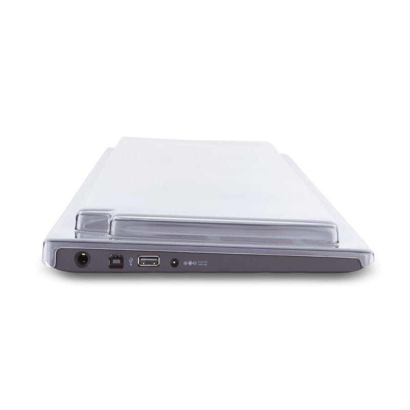 Decksaver keyboard cover for Roli Seaboard Rise 2 and Rise 49, clear protective cover for electronic music keyboards.
