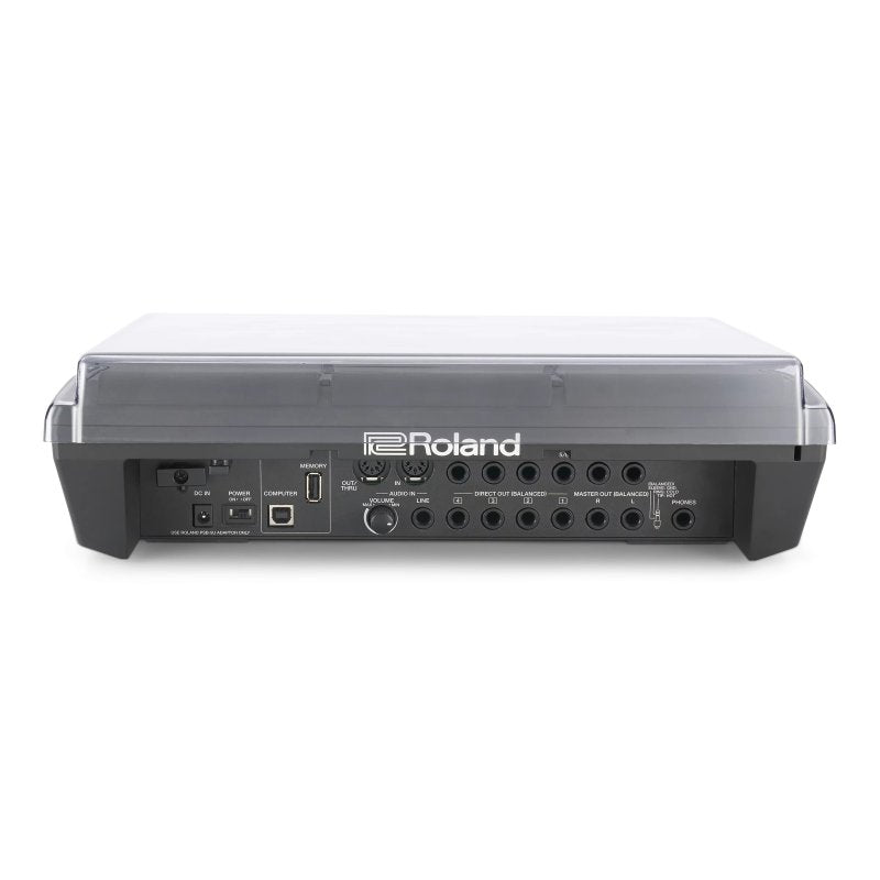 Decksaver cover for Roland SPD-SX Pro drum sample pad, showing durable plastic protection with custom fit for the device.