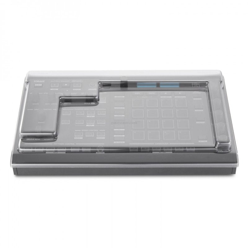 Decksaver Pioneer DJ Toraiz Squid producer controller cover showing transparent, durable plastic design for protection.