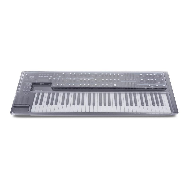 Decksaver soft-fit cover for Novation Summit synthesizer, providing protective storage with custom-fit design.