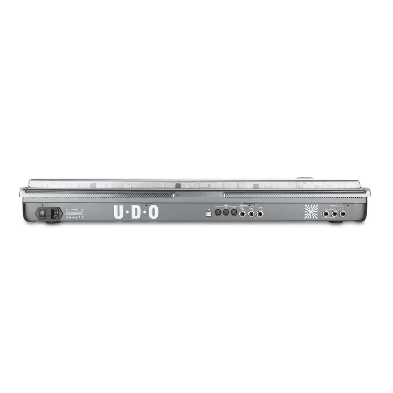 Decksaver cover for Udo Super 6 synthesizer, durable protective synth cover by Decksaver, fits Udo Super 6 equipment