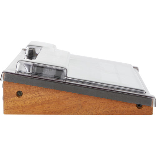 Decksaver cover for Dave Smith Instruments Tempest groovebox, smoked and clear plastic protective cover with precise fit.
