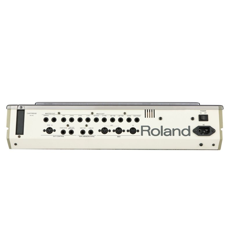 Decksaver cover for Roland TR-909 drum machine, smoked clear groovebox protector with snug fit and durable plastic construction.