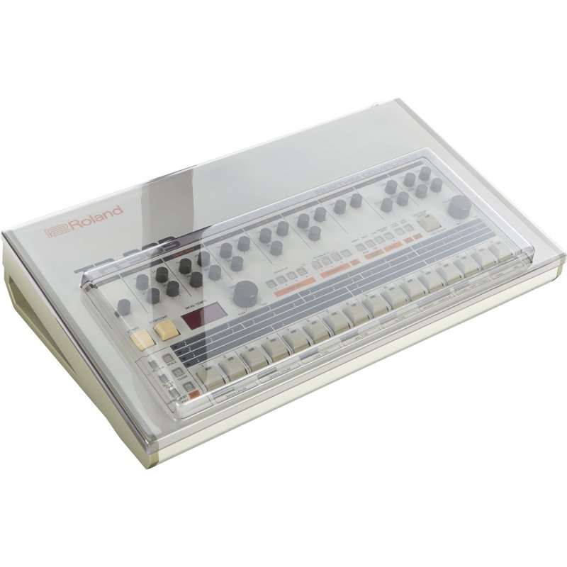 Decksaver Cover for Roland TR-909 Drum Machine (Smoked / Clear) 