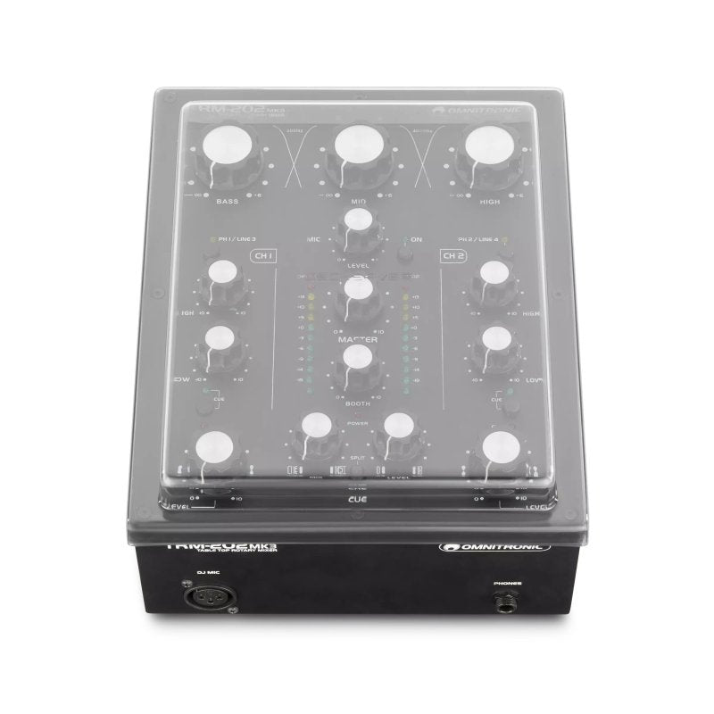 Decksaver Cover for Omnitronic TRM-202 