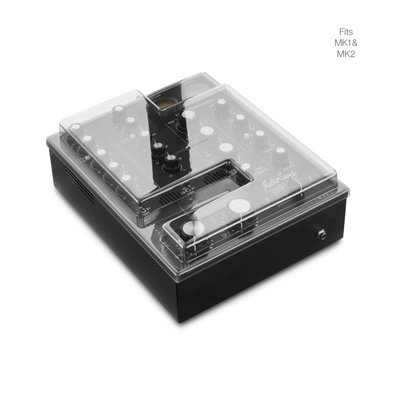 Decksaver cover for Radius Two Valve DJ mixer, fits MK1 and MK2 models, made by Decksaver, protects the device from dust and damage.
