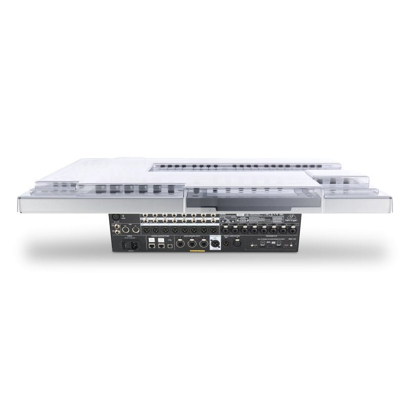 Decksaver cover for Behringer Wing pro audio mixer, lightweight plastic protective cover for DJ and studio equipment.