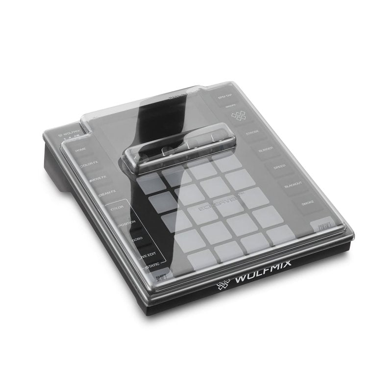 Decksaver cover for Wolfmix W1 lightning controller unit, durable protective case designed by Decksaver.
