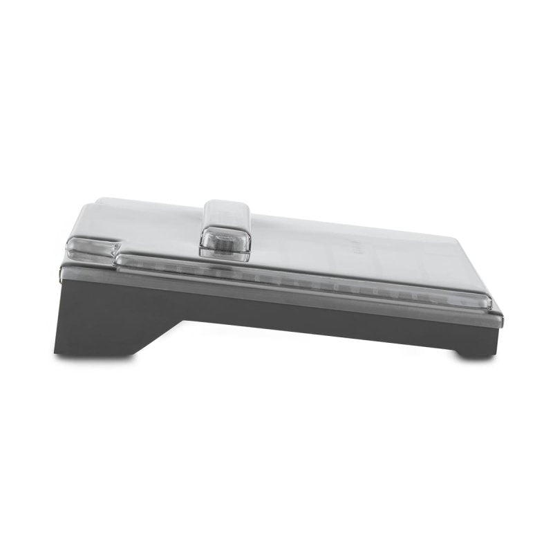 Decksaver cover for Wolfmix W1 lightning controller unit, clear protective plastic case with precise cutouts for ports and controls.