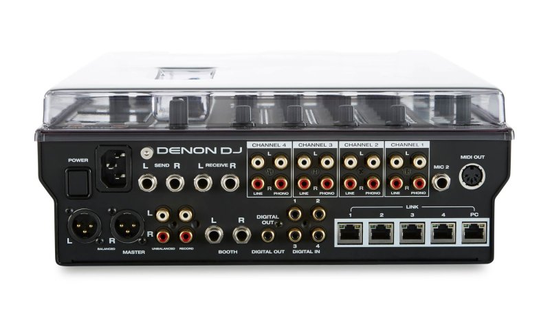 Decksaver Cover for Denon X1800 Prime Mixer (Smoked/Clear) 