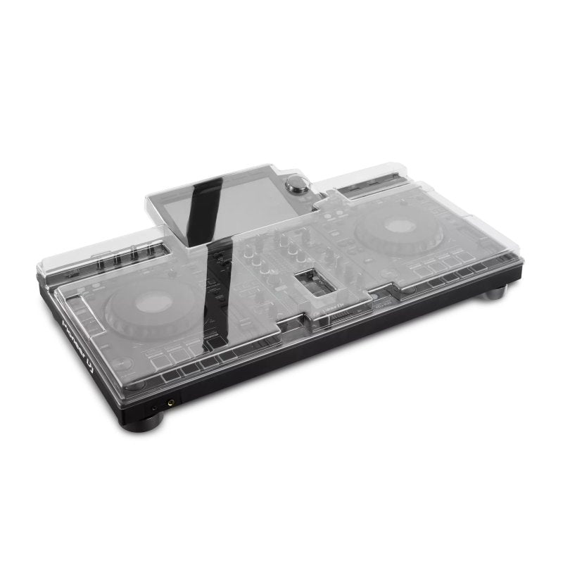 Decksaver cover for Pioneer DJ XDJ-RX3 DJ controller, clear protective cover designed to keep equipment safe from dust and damage.