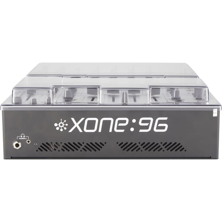 Decksaver Allen & Heath XONE:96 DJ mixer cover protecting the mixer from dust and spills