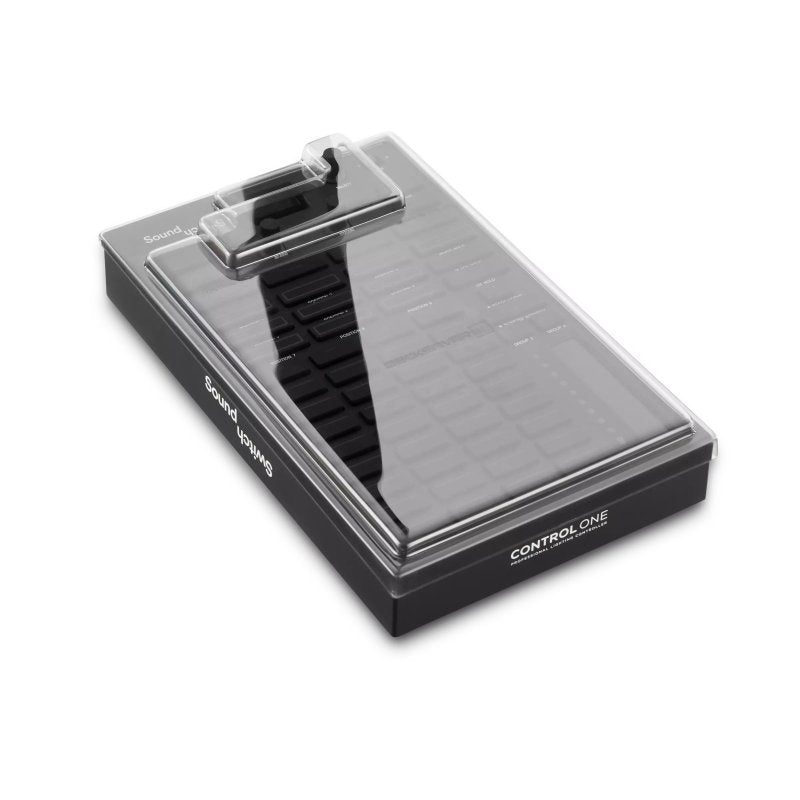 Decksaver lightning controller cover for Soundswitch Control One, protecting the control unit from dust and damage.