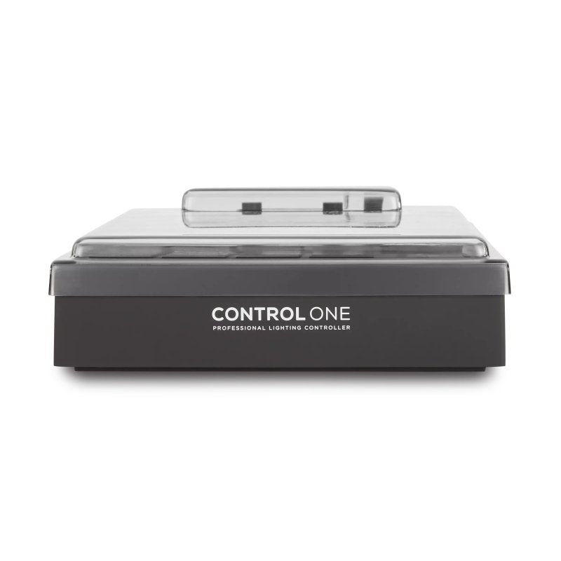 Decksaver cover for Soundswitch Control One lightning controller unit, protective transparent plastic case.