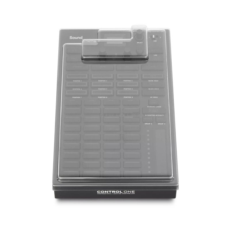 Decksaver cover for Soundswitch Control One lightning controller unit, protective plastic case with precise cutouts for easy access