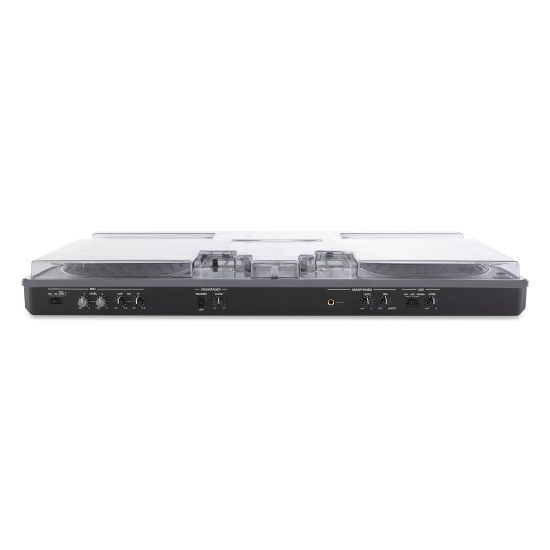 Decksaver DJ controller cover for Pioneer DJ DDJ-REV5, made of durable plastic, protects the device from dust and damage.