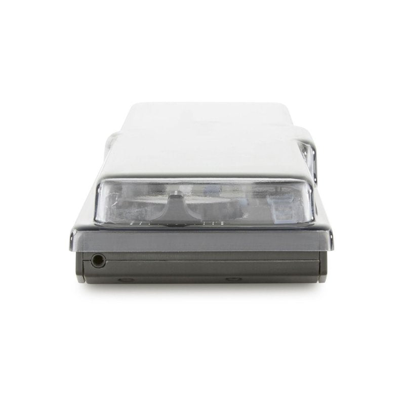 Decksaver LE Numark DJ2GO2 cover for DJ controller, lightweight edition, transparent protective plastic case with custom fit design.