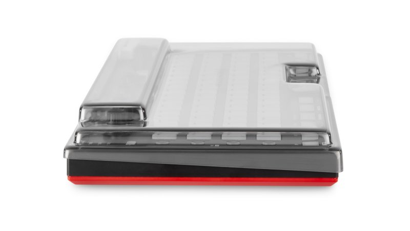 Decksaver Akai Pro Fire producer controller cover, Light Edition, protects electronic music equipment from dust and damage.