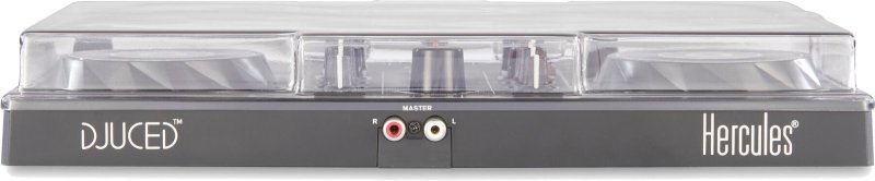 Decksaver DJ Control Impulse 200 Light Edition cover protecting Hercules DJ controller from dust and damage.