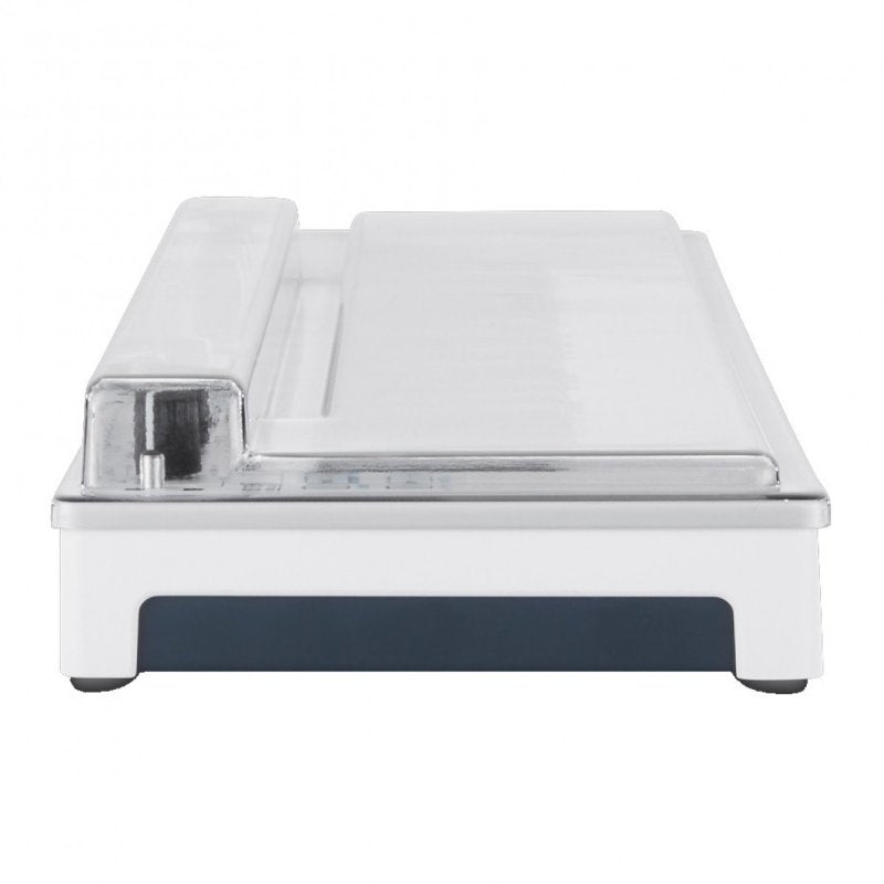 Decksaver Arturia Keystep 37 keyboard cover, Light Edition, showing clear protective plastic cover over the MIDI controller.