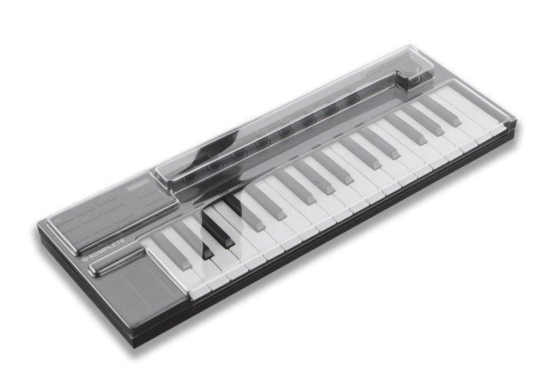 Decksaver Native Instruments Kontrol M32 keyboard cover protecting the compact MIDI controller from dust and damage.