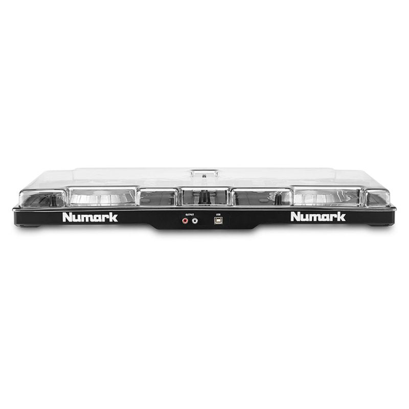 Decksaver smoked clear cover for Numark Mixtrack Pro 3 DJ controller, made by Decksaver, protects the device during transport and storage.