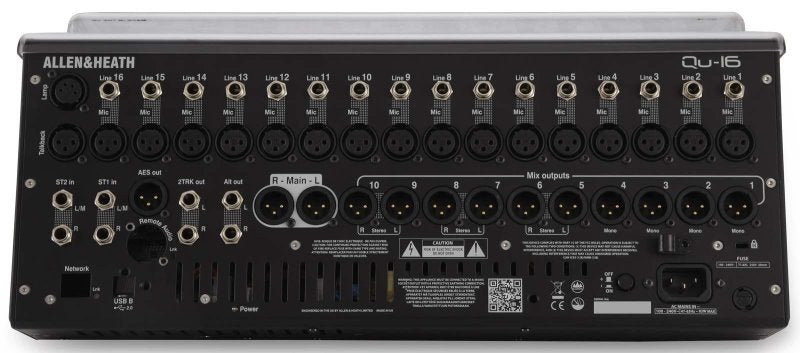 Decksaver Pro Cover for Allen & Heath QU 16 Digital Mixer 