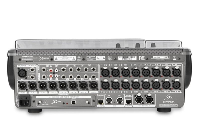 Decksaver Behringer X32 Producer Cover (Smoked/Clear) 