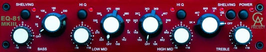Golden Age Project EQ81MK3 Vintage-Style 4-Band Equalizer with Balanced I/O