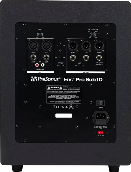 PreSonus Active 10" Front-Firing Studio Subwoofer 