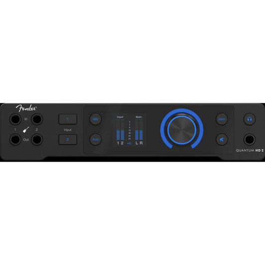 PreSonus Fender USB-C 32-bit / 192 kHz 20x24 Channel Audio Interface and Recording Controller, Black