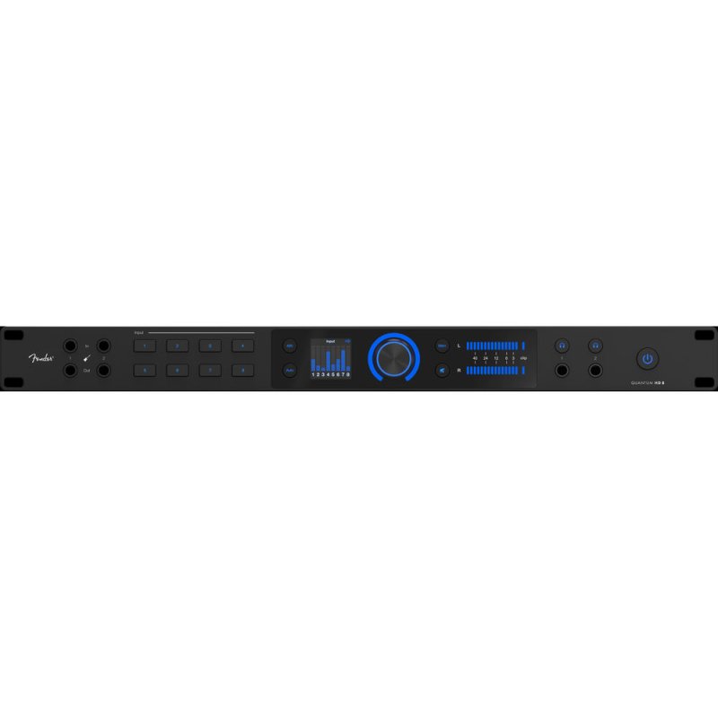 PreSonus Fender USB-C 32-bit / 192 kHz 26x30 Channel Audio Interface and Recording Controller, Black 