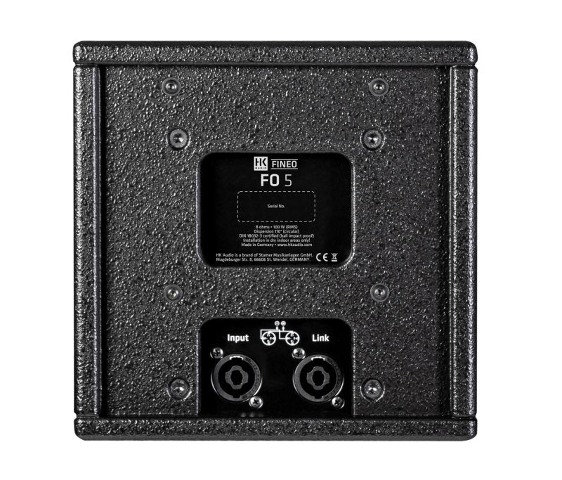 HK Audio FINEO-FO-5-BLK 200-Watt 5" Coaxial Speaker. Black