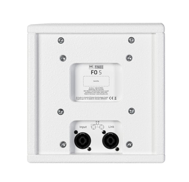HK Audio FINEO-FO-5-WHT 200-Watt 5" Coaxial Speaker. White 