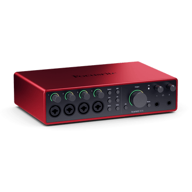 Focusrite 18-In, 16-Out USB Audio Interface With Four 4th Gen Scarlett Mic Preamps (Cubase LE Included)