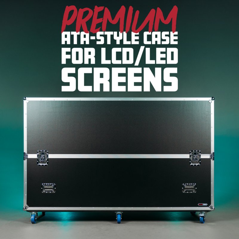 Gator G-EXPO-LED-7075X2 EXPO Series ATA-Style Case for Two 70″-75″ Screens 