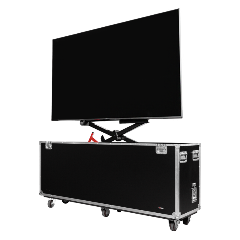 Gator G-EXPOP-LED-86 P Series ATA-Style Case with Piston Assisted Lift for 86″ Class LCD/LED Screens 