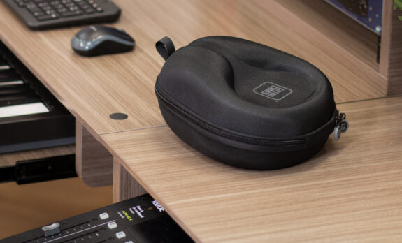 Gator G Headphone Case Molded Case For Folding & Non-Folding Headphones, Black 