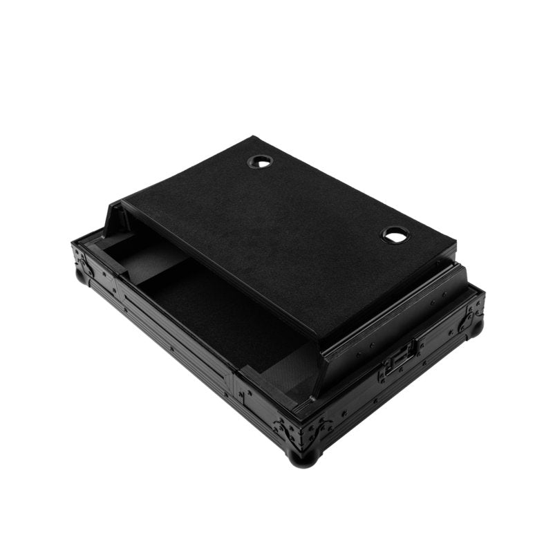 Gator G-ONYXUD-FLX4 ONYX Flight Case with Upper Deck for Pioneer DJ DDJ-FLX4 DJ Controller, Black on Black