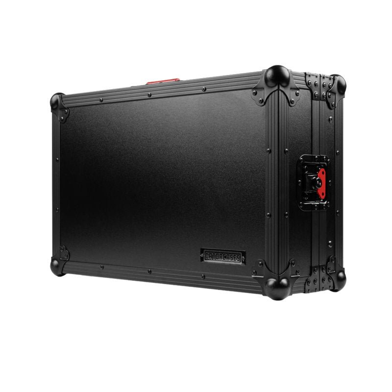 Gator G-ONYXUD-FLX4 ONYX Flight Case with Upper Deck for Pioneer DJ DDJ-FLX4 DJ Controller, Black on Black