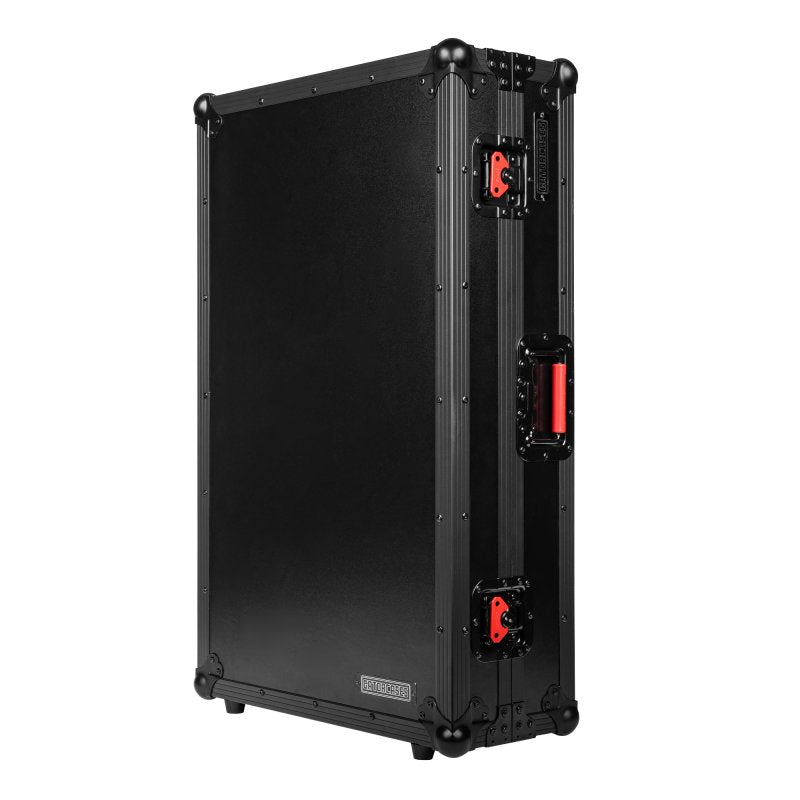 Gator G Onyxud Raneone ONYX Flight Case with Upper Deck for Rane One & One MKII DJ Controller, Black on Black 