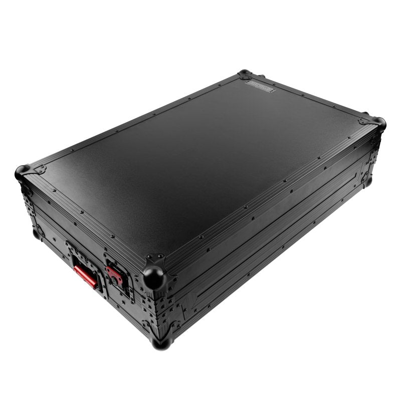 Gator G Onyxud Raneone ONYX Flight Case with Upper Deck for Rane One & One MKII DJ Controller, Black on Black
