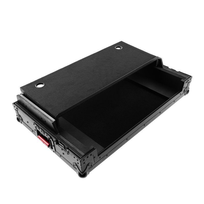 Gator G Onyxud Raneone ONYX Flight Case with Upper Deck for Rane One & One MKII DJ Controller, Black on Black