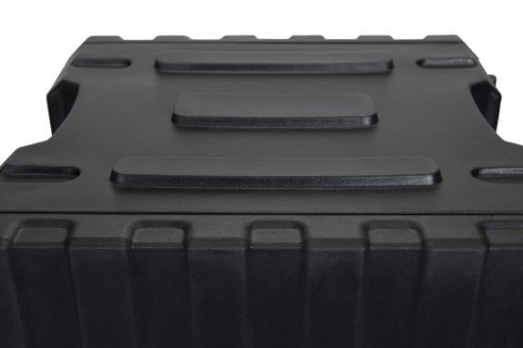 Gator G-PROR-4U-19 4U, 19" Deep Molded Audio Rack W/ Wheels 