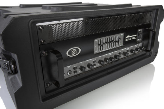 Gator G-PROR-4U-19 4U, 19" Deep Molded Audio Rack W/ Wheels 