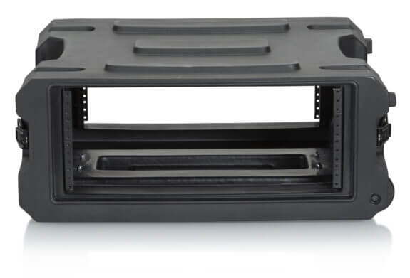 Gator G-PROR-4U-19 4U, 19" Deep Molded Audio Rack W/ Wheels