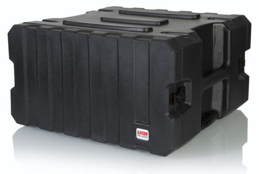 Gator G-PROR-6U-19 6U, 19" Deep Molded Audio Rack W/ Wheels